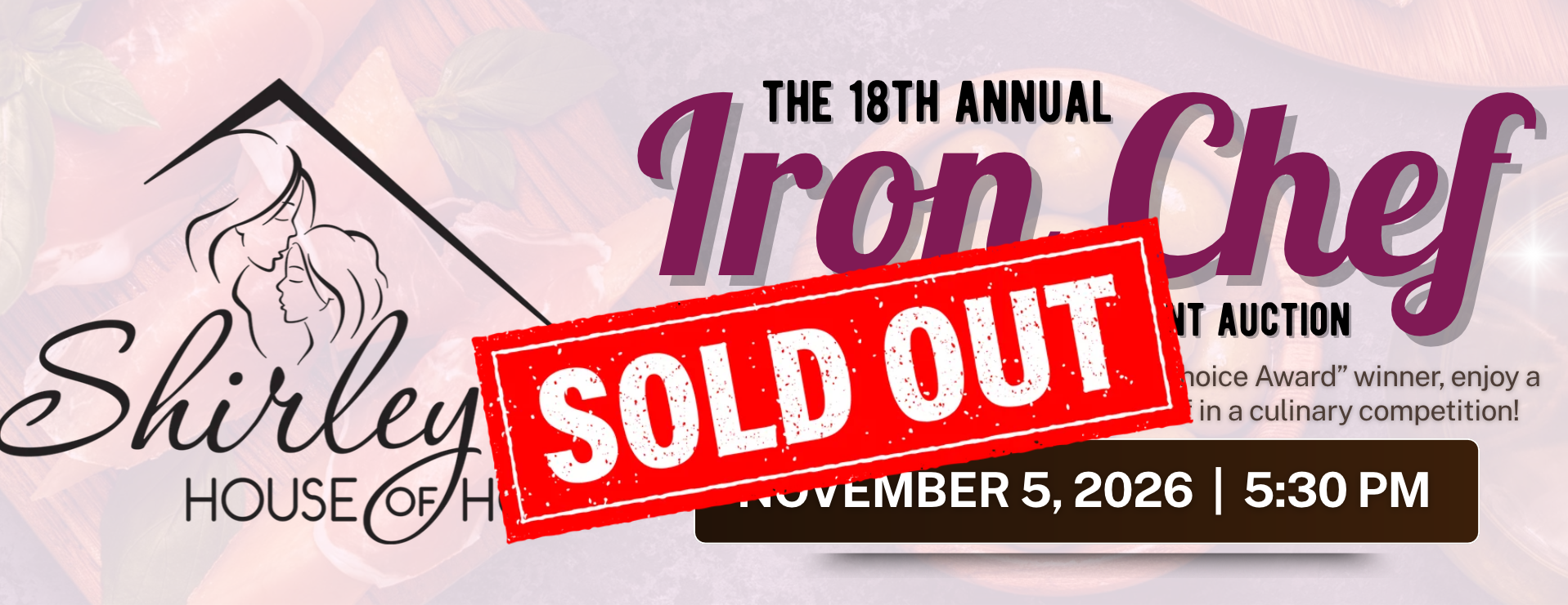 2026 Iron Chef Silent & Live Auction/Time to Take a Stand